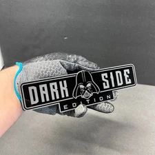 Dark Side Darth Edition War Car Badge Emblem Engraved Acrylic Fender Logo Truck