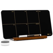Desktop Weekly Planner Dry Erase Whiteboard with Stand, 12x6 in