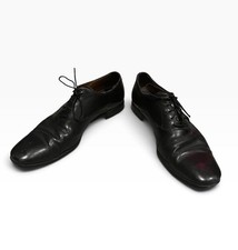 PRADA Leather Oxford Cap Toe Dress Shoes -  UK 9 US 10 READ