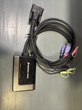 IOGEAR MiniView (GCS932UB) 2-Port DVI-D Audio And Mic USB External KVM Switch