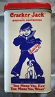 Vintage Reproduction Cracker Jack Tin Red White Blue Americana - EMPTY