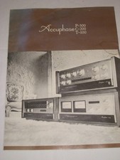 Vintage Accuphase P-300/C-200/T-100 Spec Shee...