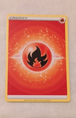 Fire Energy (Texture Full Art) 153/159 SWSH: Crown Zenith Holo