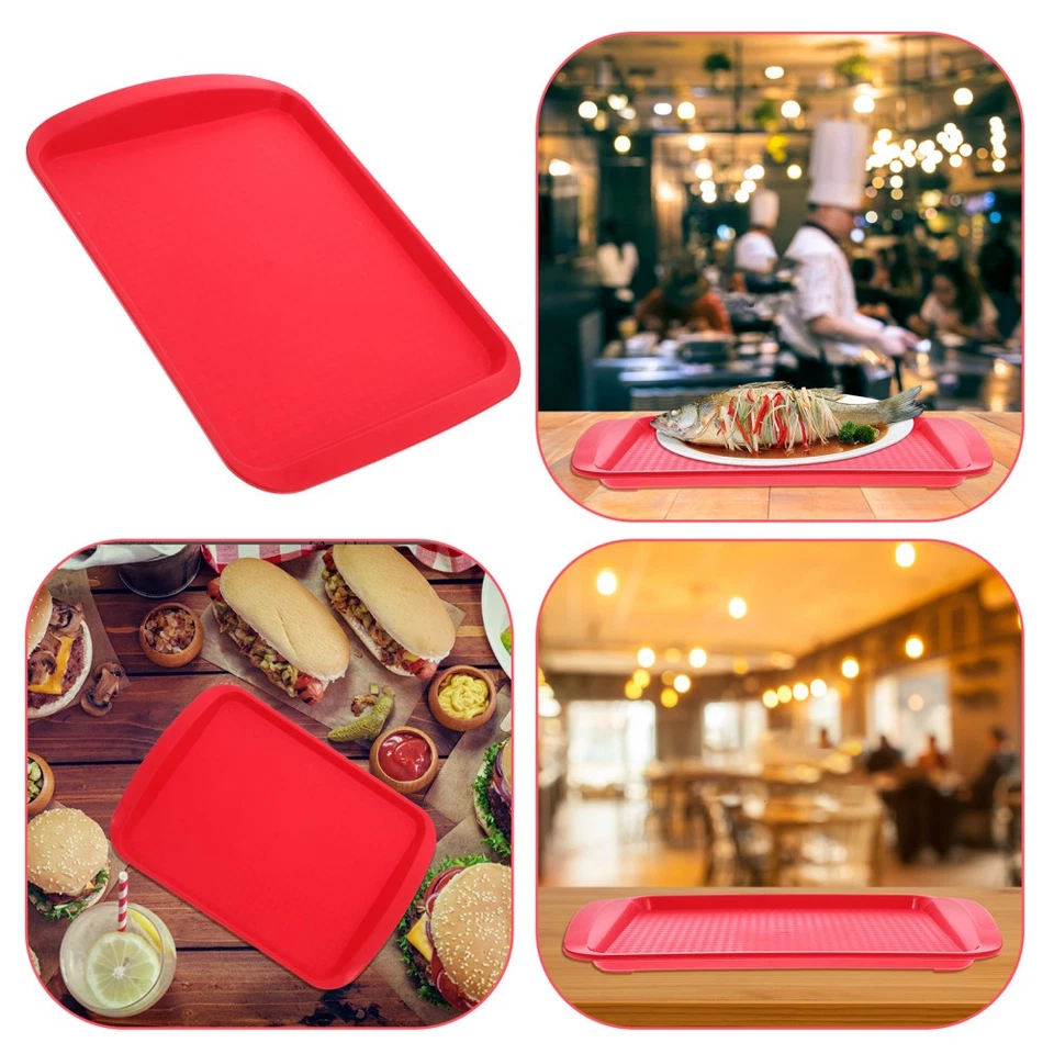  Decorative Serving Tray Trays for Food Appetizer Rectangular Fast