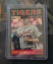 2025 Topps Archives - 1964 Topps Design Tarik Skubal #1 Black Foilboard