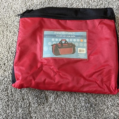 Pro Spirit Athletic Gear Medium 24 inch (61 mm) Cargo Duffel  - Red/Black