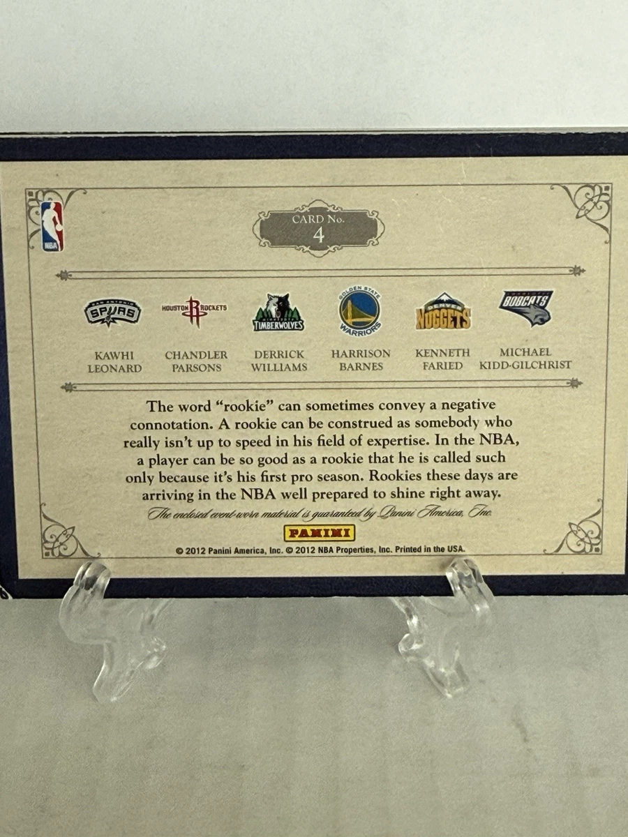 2012-13 Panini Preferred Rookie Silhouettes /249 Kawhi Leonard Barnes Parsons