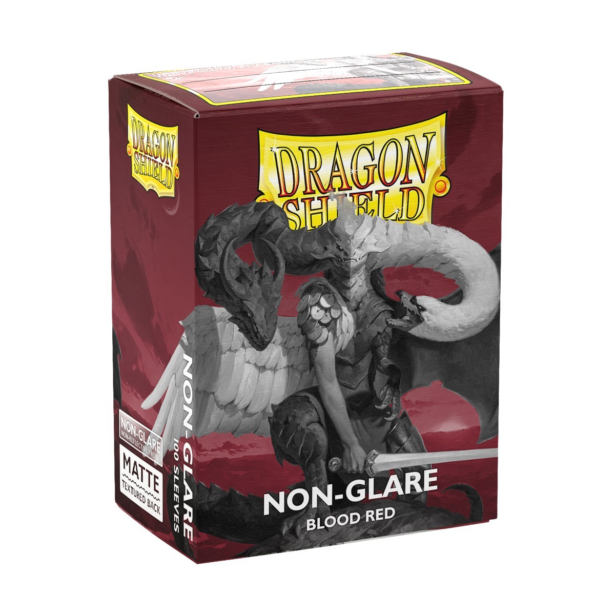 Dragon Shield Matte Non-Glare Blood Red (100ct) Protective Sleeves