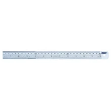 INSIZE 7110-500 Steel Rule,SS,20" L,Unfinished,1-3/16"W 409F08