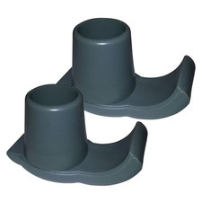 Drive Medical RTL100017 Walker Wheel Ski Glides Pair - Gray NEW