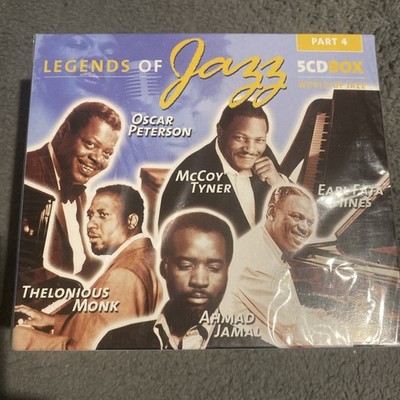 Legends of Jazz Vol.4 5 CD  Box  Neu OVP Peterson Tyner Hines Monk Jamal