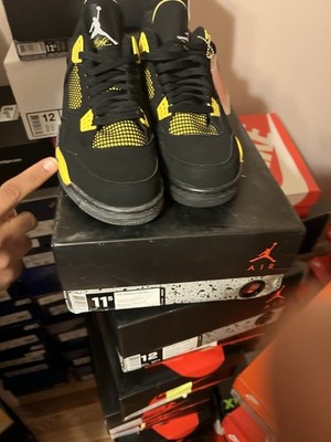 エアジョーダン 4 サンダー　値段交渉可 Nike Jordan 4 Thunder エアジョーダンサンダーツアーイエロー (Nike