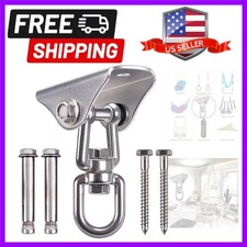 Stainless Steel Swing Hanger Heavy Duty Ceiling Swing Mount Free Swivel Swing...