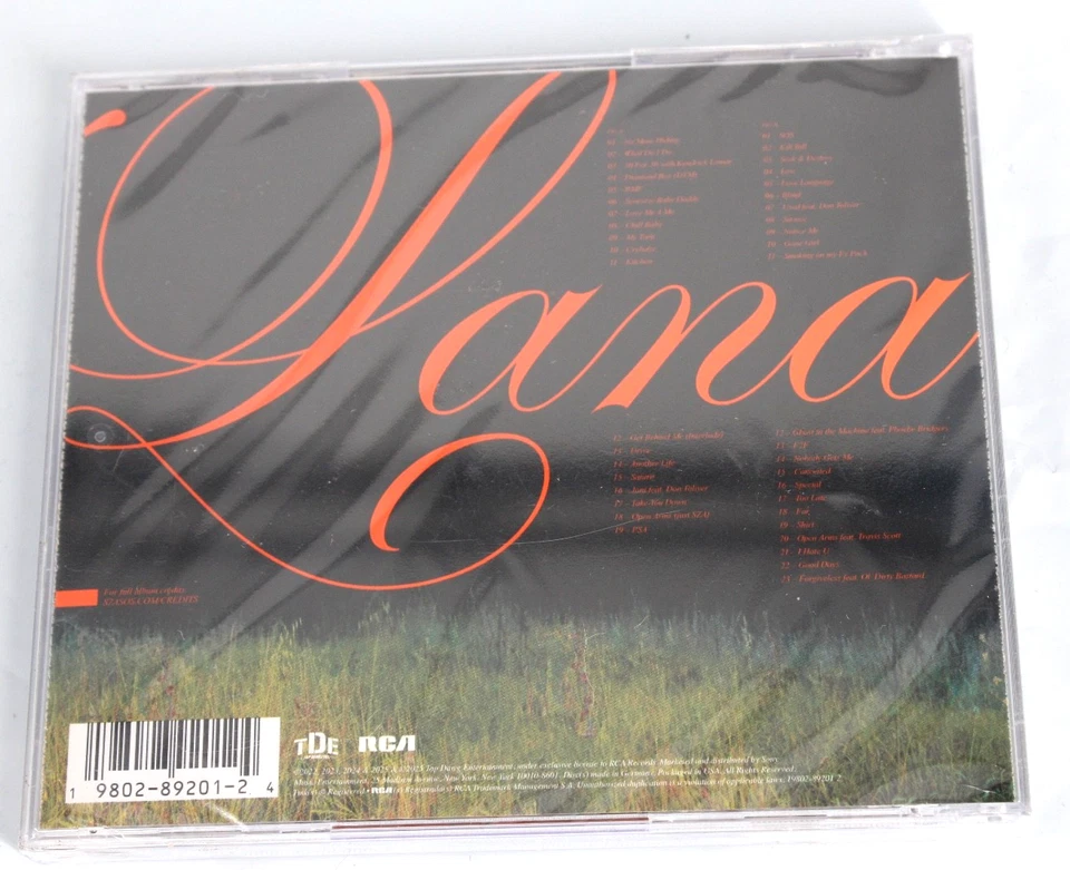 SZA - SOS DELUXE: LANA  2-CD NEW SEALED CRACK ON CASE - Image 2 of 3