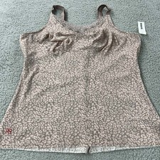 Ruby Ribbon Diva Lace Cami Camisole Shaping Top Size 44 Tank 1949 NWOT