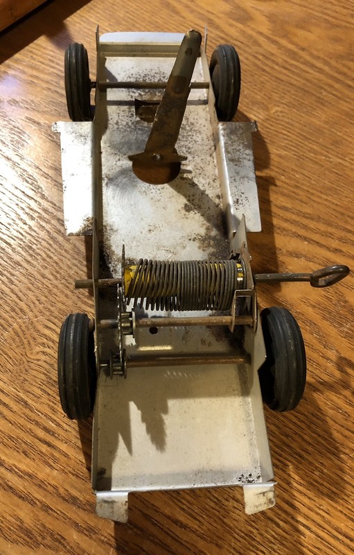 Vintage Marx Wind Up Toy Car 1950s