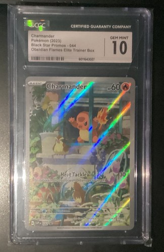 2023 Pokemon SV Black Star Promo Obsidian Flames ETB Charmander #44 CGC - Bild 3 von 4