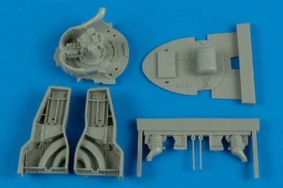 F8F-1 Bearcat wheel bay for Hobby Boss / 1:48 - Aires 4574