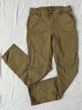 Carhartt Womens The Essential Canvas Pant Relaxed Fit Size 6 Tall Khaki Tan New
