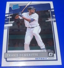 Travis Demeritte 2020 Donruss Optic Rated Rookie #65 Detroit Tigers