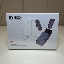 Wireless Microphone Synco P1L 2.4GHz with Charging Case for iPhone iPad Vlog