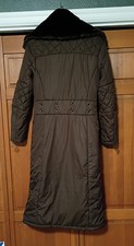 Vintage Christian Dior Quilted Puffer Full Length Rich Brown Jacket