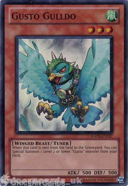 HA05-EN037 Gusto Gulldo Super Rare UNL Edition Mint YuGiOh Card