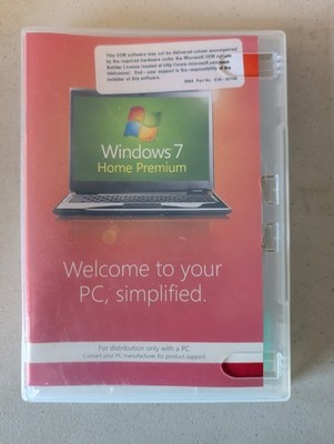 Microsoft Windows 7 Home Premium 64Bit DVD with Product Key
