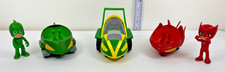 PJ MASKS: 3 Vehicles ALSO Gekko Owlette Figures FREE SHIPPING