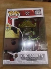 Signed Funko Pop! Vinyl: WWE - King Booker T #128 Inscribed Protector