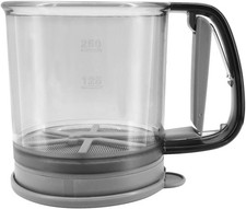 Buwico Feines Mehlsieb Doppelschicht, Einhand-Mehlsieb mit Deckel, Mehlstreuer