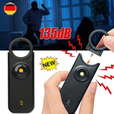 Pers&ouml;nlicher Taschenalarm - 135 dB Sirene & LED f&uuml;r Sicherheit auf Reisen USB-C