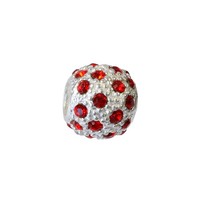 Carlobiagi Charm Bead Ball Zirkonia 925 Echt Silber Schmuck Element BBSCZP01R