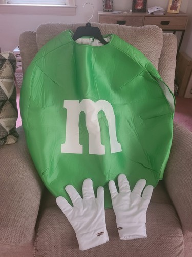 M&M GREEN CHARACTER COSTUME ONE SIZE ADULT - Picture 2 of 11