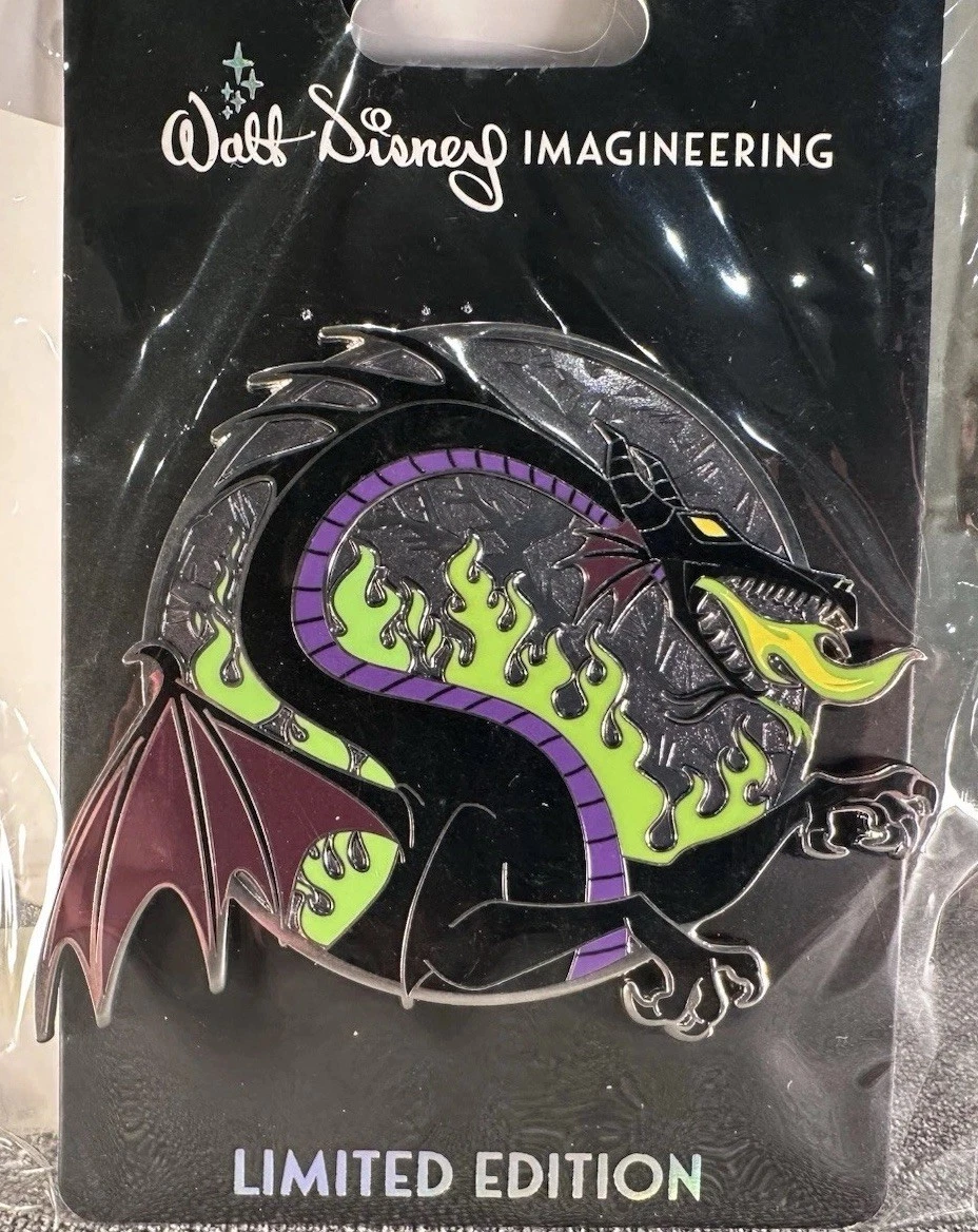 LE WDI Maleficent Dragon Profile Sleeping Beauty D23 Expo MOG Disney Pin 2022