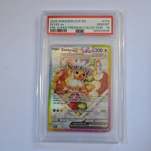 Eevee ex 174 Sv: Scarlet & Violet Promo Cards Holo Psa 10