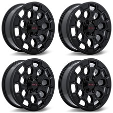 Set Of 4 17 Black Alloy Wheel Rims For Toyota Fj Cruiser 2007-2009 6x139.7