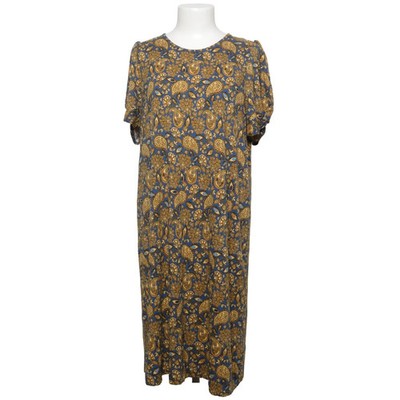 Boden, Kleid, Größe: 44, Blau/Gelb/Mehrfarbig, Elasthan/Viskose, Paisley #j4u