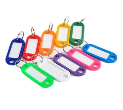 25 Pièces Porte-Clés Pour Étiquetage Avec Anneau Porte-Étiquettes (BA-205) - Photo 1/4