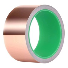 Copper Foil Tape with Conductive Adhesive for Guitar  EMI Shielding 2 x 33 