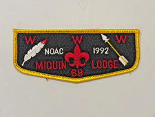 MIQUIN LODGE 68 OA FLAP 1992