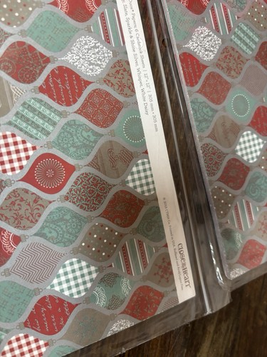 2 Packungen Close To My Heart My Reflections Sparkle & Shine Weihnachtspapier NEU - Bild 4 von 6