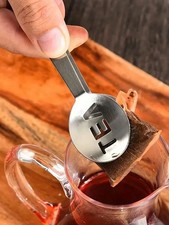 1pc Stainless Steel Tea Bag Clip – Tea Tweezers and Herb Cup Holder-UK....