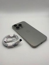 Apple iPhone 15 Pro - 128GB - Titanio Naturale - Ottimo - 88% (Sbloccato)