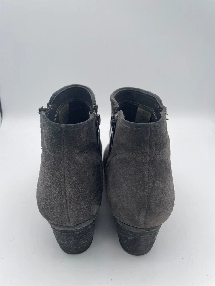 Botín Blondo Valli Para Mujer Talla 8.5M Gris Gamuza Cremallera Lateral Alto Impermeable Foto 3 de 4