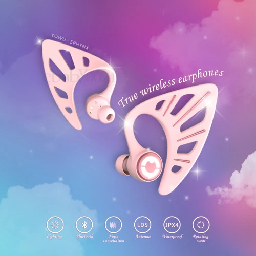 YOWU True Wireless Bluetooth Earphone Halloween Elf COSPLAY Headphones - Picture 2 of 12