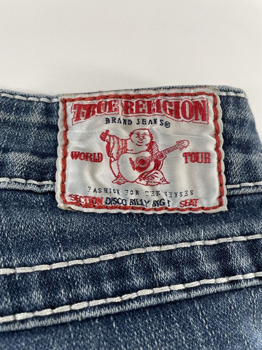 True Religion Womens 28 Jeans Disco Billy Big T Blue Tag True Religion Womens 28 Jeans Disco Billy Big T Blue Tag