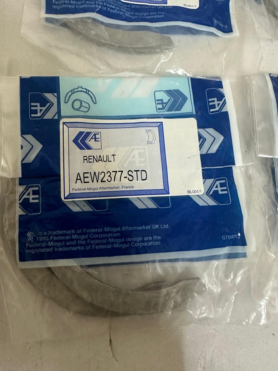 12 pair x AEW 2377 STD THRUST WASHER SET SUITABLE FOR RENAULT R18