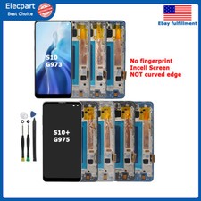 For Samsung Galaxy S10 Plus G975U S10 G973 S9 S8 Plus LCD Display Touch Screen