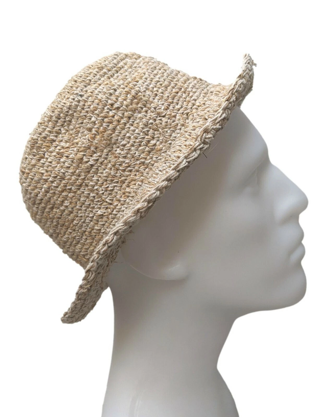 Hemp Festival Bucket Hat Hidden Safe Pocket Summer Hippy Boho Sun Nepal Travel